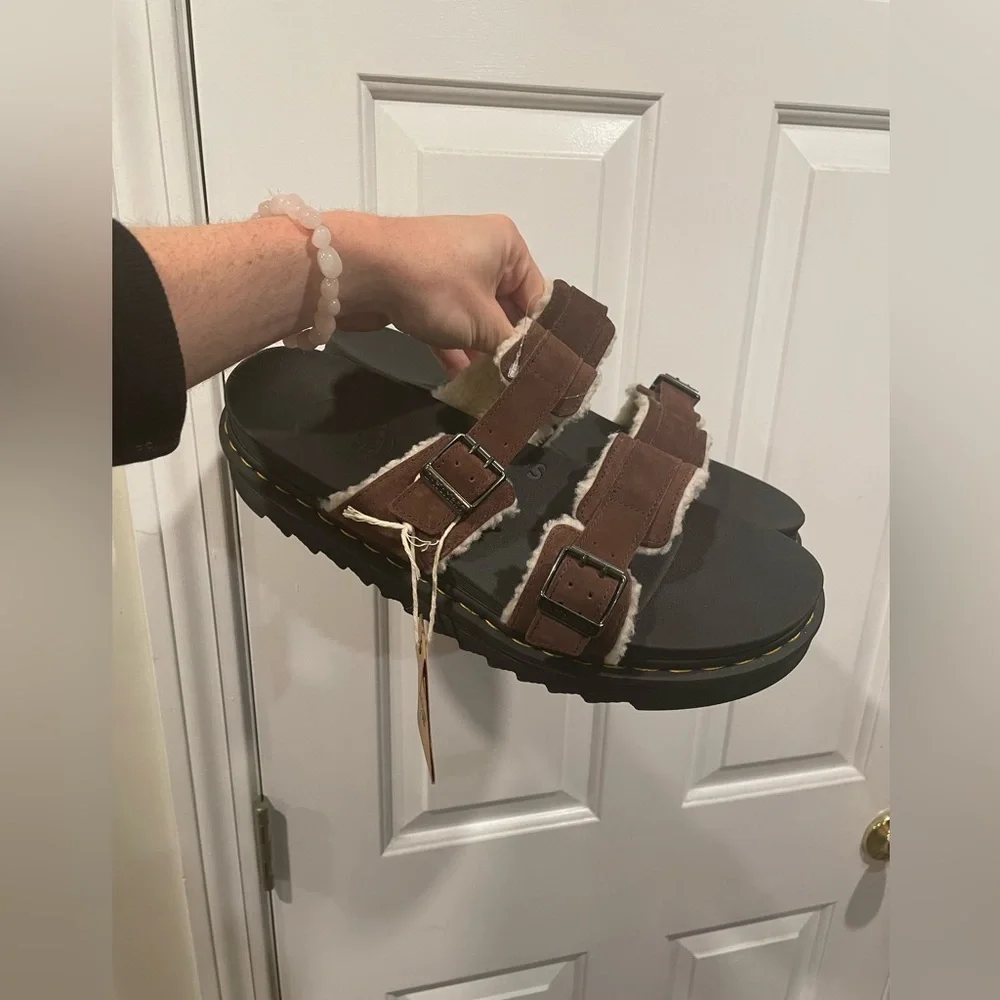 NWT Dr.Martens Myles Suede Sandals Mens Size 14